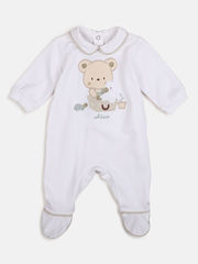 Purchase Infant White Nappy Opening Babysuit Online | Baby Clothes | .